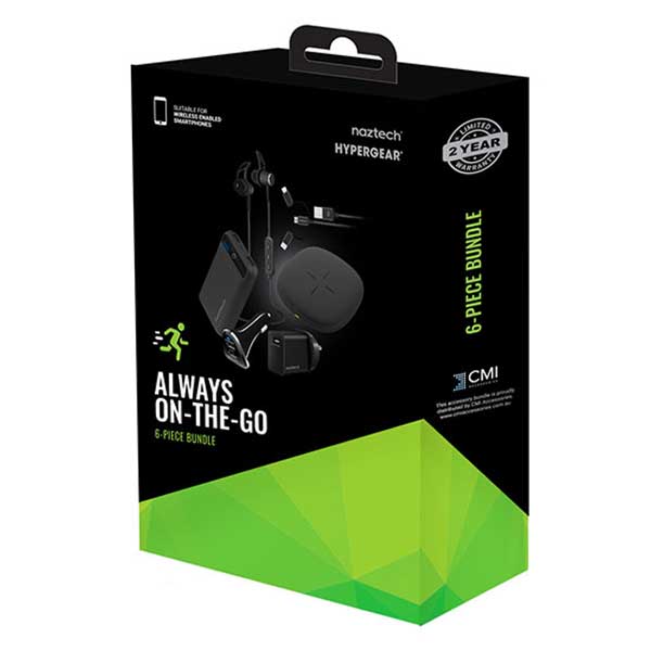 NAZTECH Hypergear Always On-The-Go (6 Piece) Mobile Bundle Kit