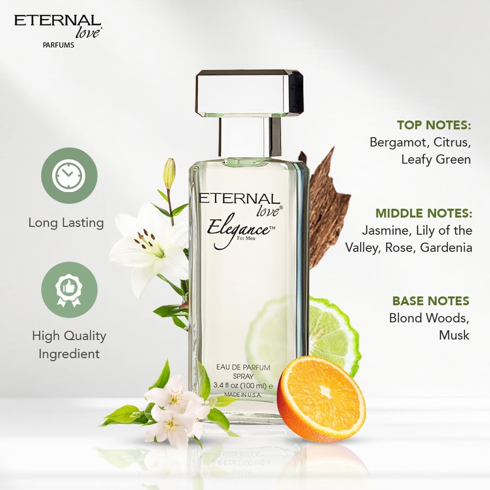 ETERNAL LOVE 100ML EDP SPRAY ELEGANCE MENS