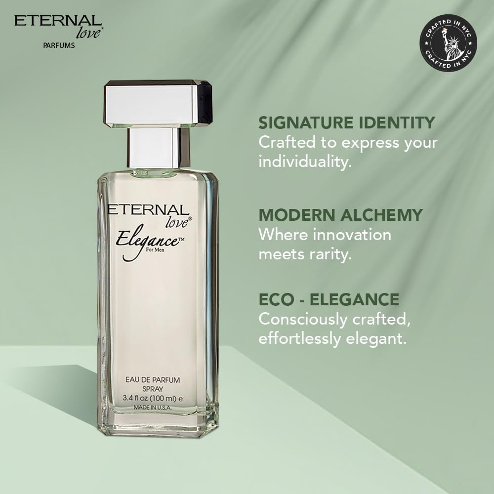 ETERNAL LOVE 100ML EDP SPRAY ELEGANCE MENS