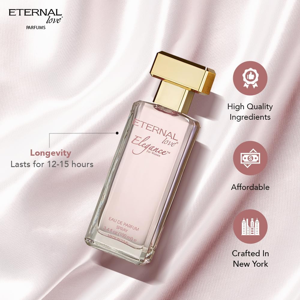 ETERNAL LOVE 100ML EDP SPRAY ELEGANCE WOMENS