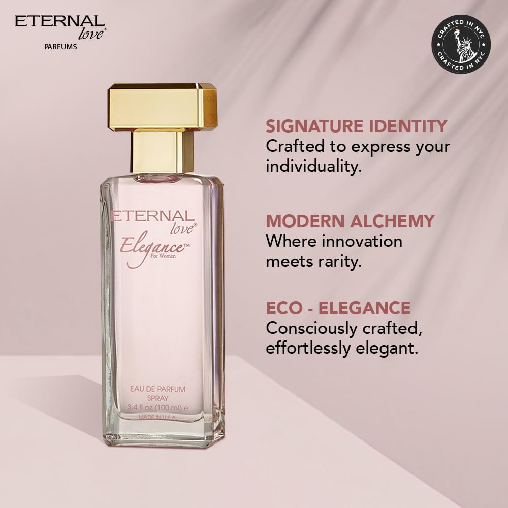 ETERNAL LOVE 100ML EDP SPRAY ELEGANCE WOMENS