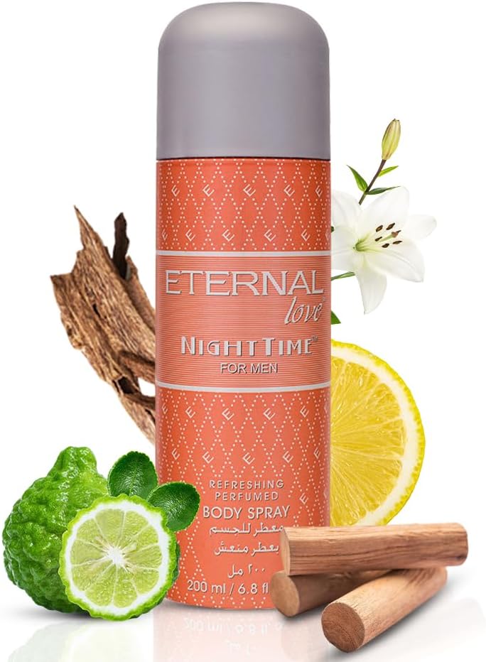 ETERNAL LOVE 200ML BODY SPRAY NIGHT TIME MENS