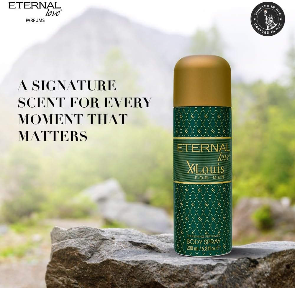 ETERNAL LOVE 200ML BODY SPRAY X-LOUIS MENS