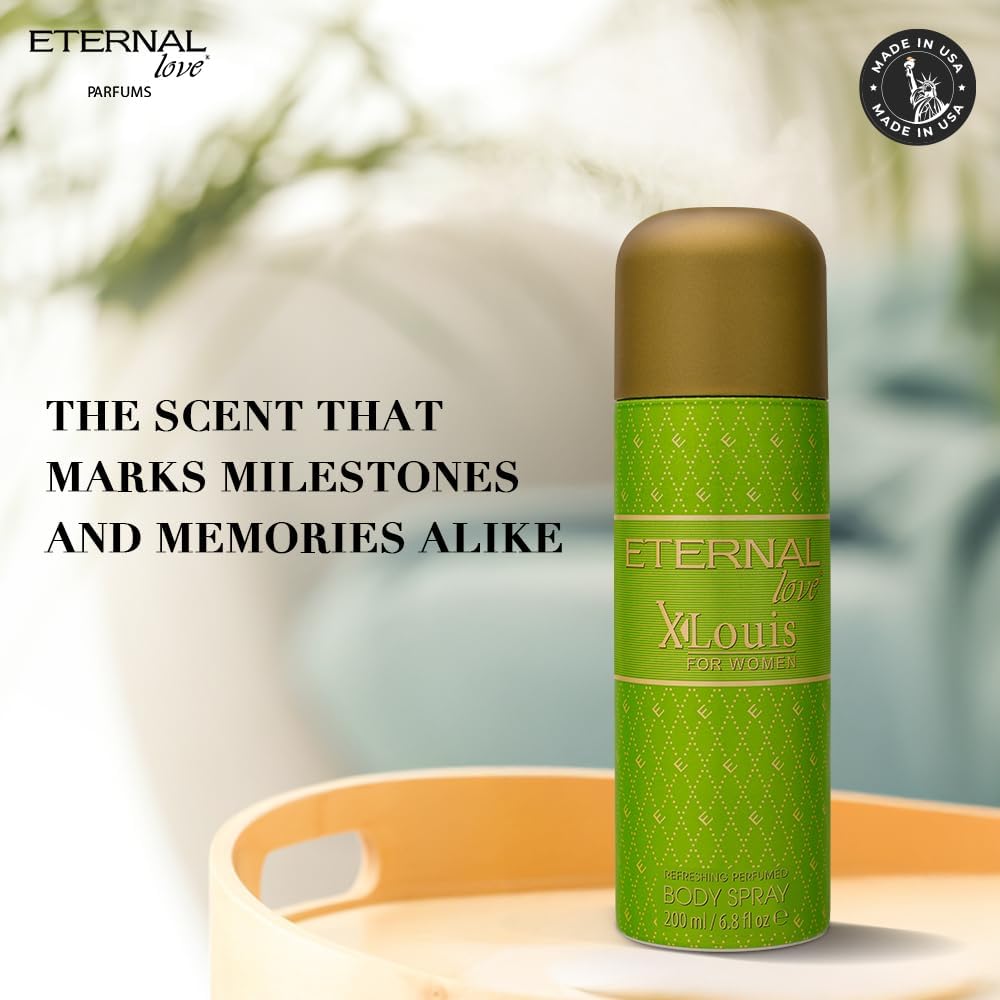ETERNAL LOVE 200ML BODY SPRAY X-LOUIS WOMENS