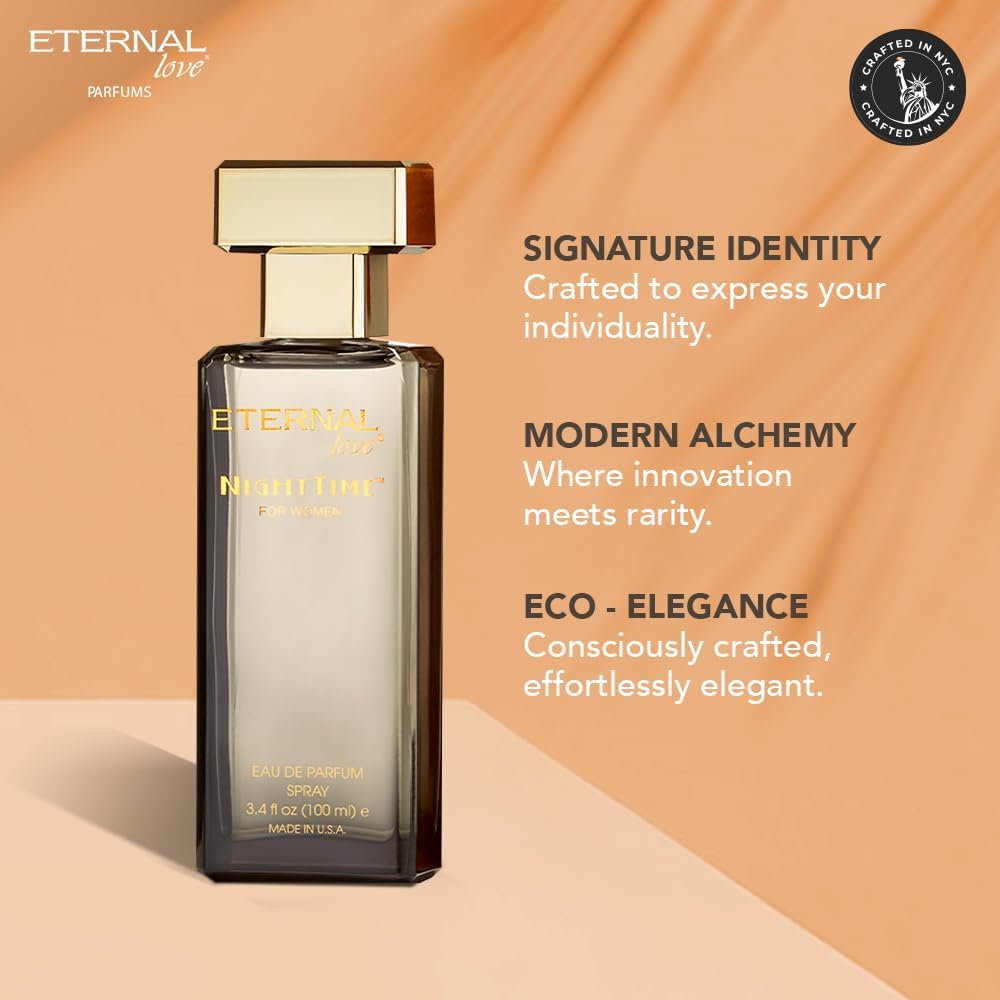 Eternal Love Night Time Eau De Parfum Spray for Women 100 ML