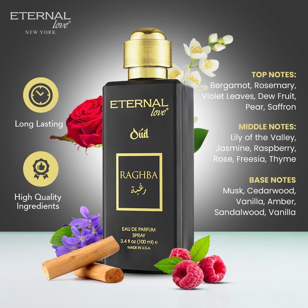 ETERNAL LOVE OUD RAGHBA 100ML EDP SPRAY