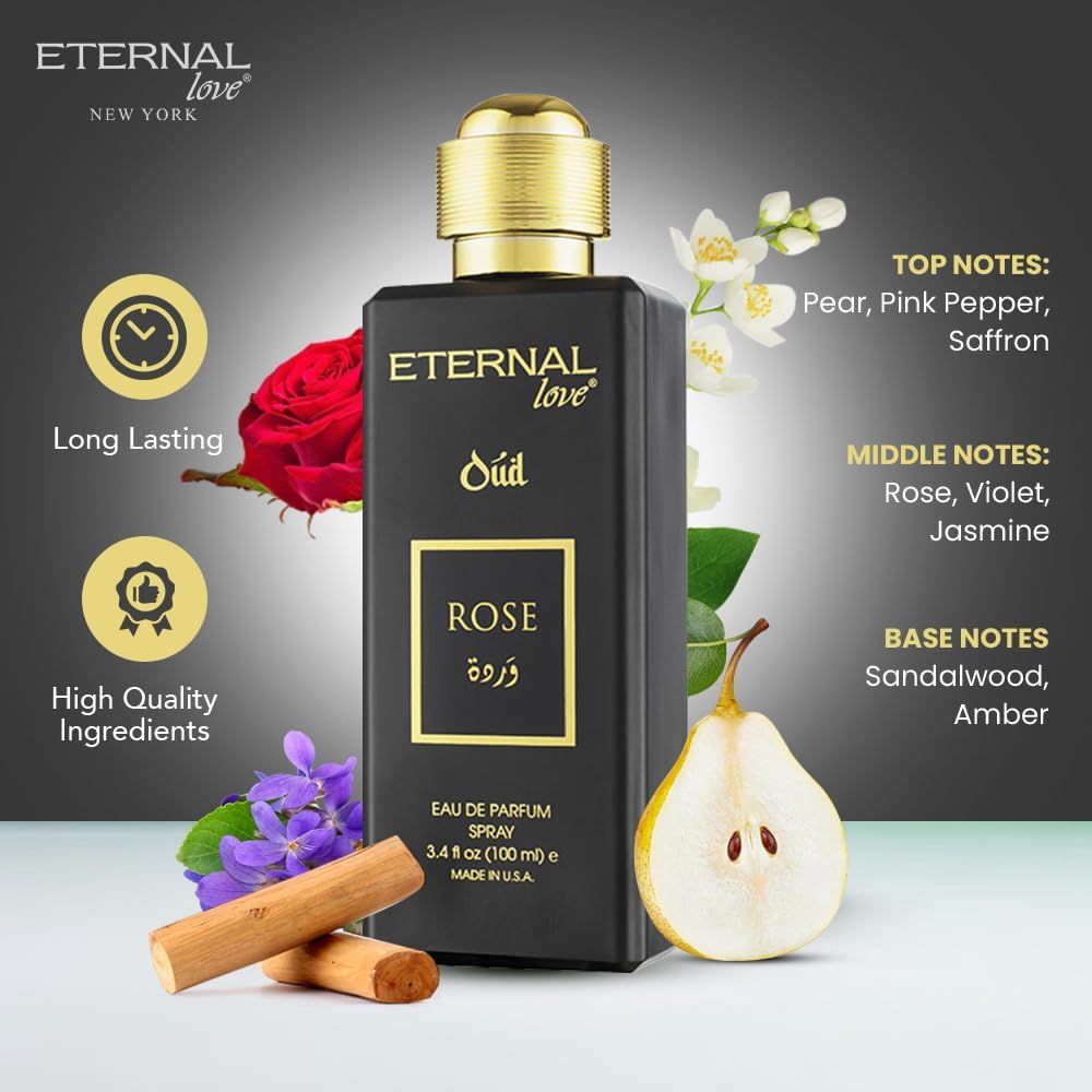 ETERNAL LOVE OUD ROSE 100ML EDP SPRAY