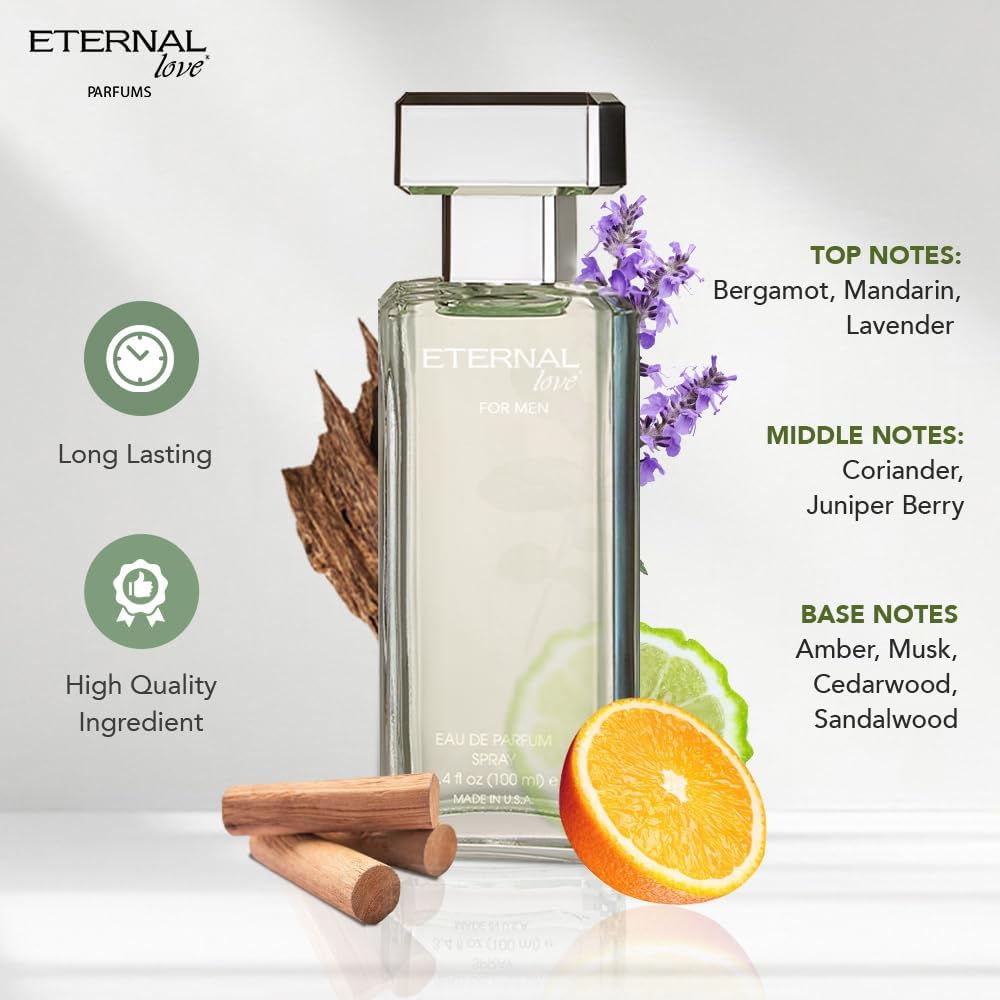 ETERNAL LOVE 100ML EDP SPRAY FOR MENS