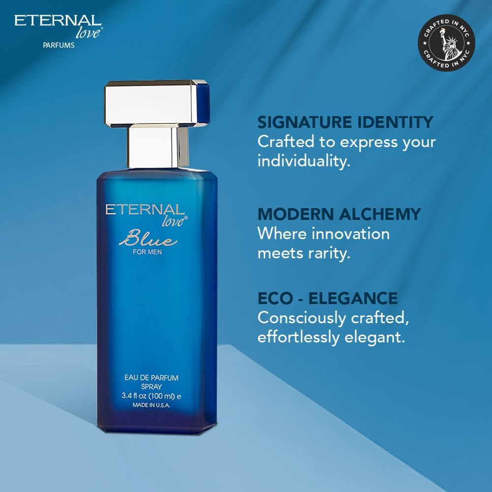ETERNAL LOVE 100ML EDP SPRAY BLUE MENS