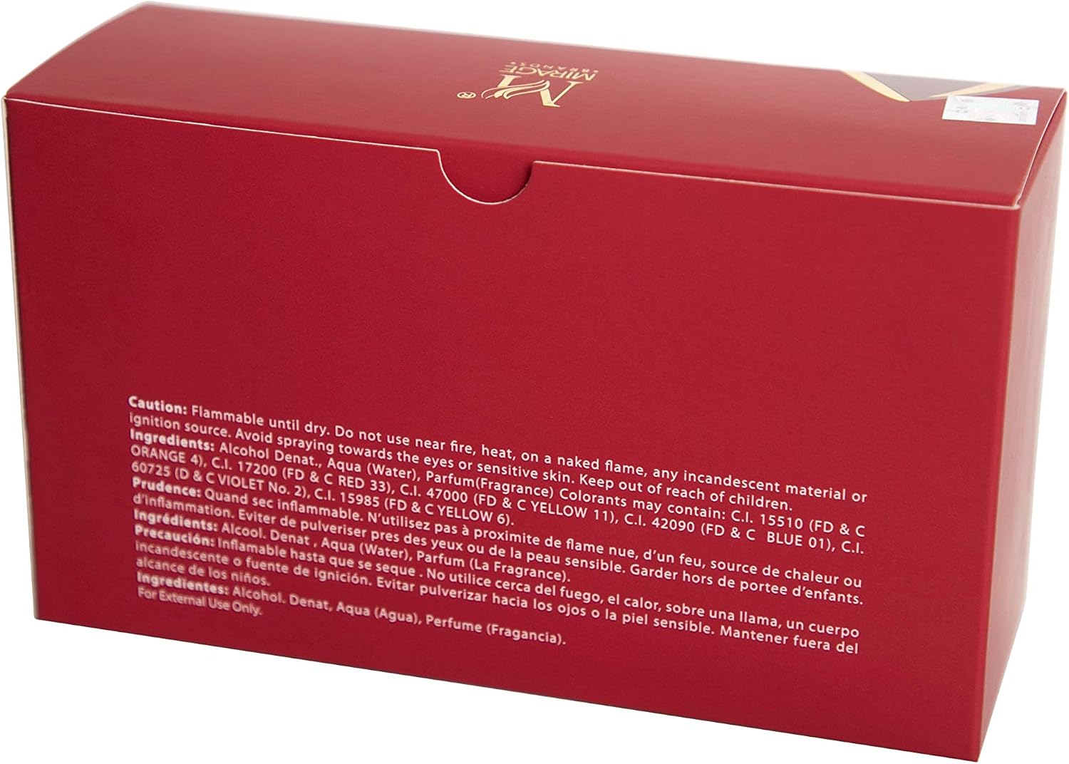 MIRAGE DIAMOND COLLECTIONS FERRERA STILETTO ROUGE EDP SPRAY 100ML WOMENS
