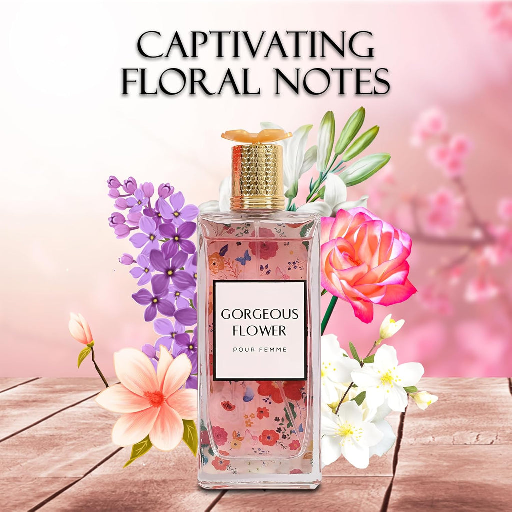 MIRAGE DIAMOND COLLECTIONS GORGEOUS FLOWER EDP SPRAY 100ML WOMENS