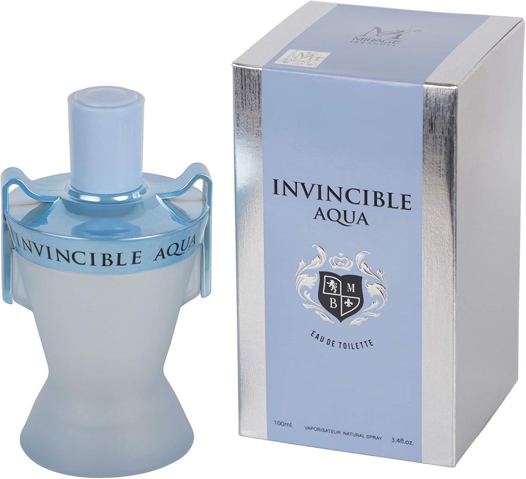 MIRAGE DIAMOND COLLECTIONS INVINCIBLE AQUA EDT SPRAY 100ML MENS