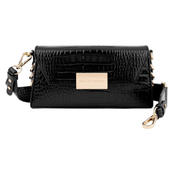 Ideal of Sweden Crossbody Bag Olivia Glossy – Black Croco