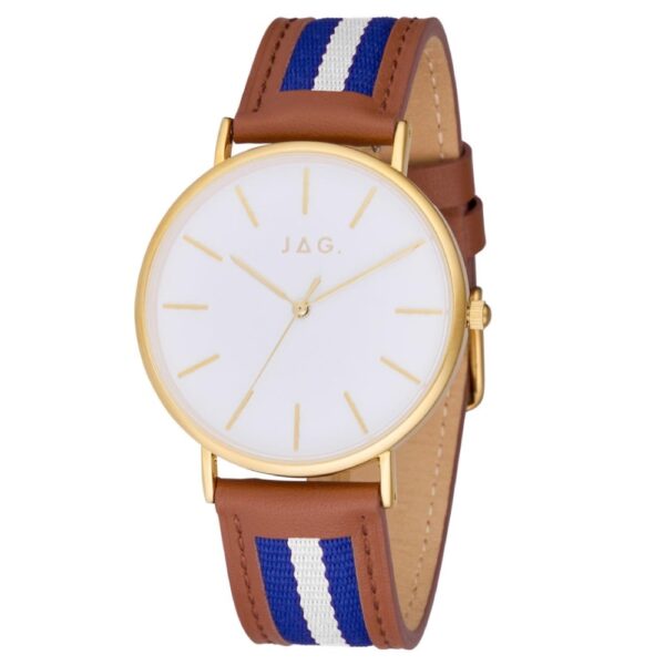 JAG Daniel Brown Blue Band Men’s Watch (J2404)
