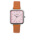 JAG Kiara Analogue Pink Dial Leather Strap Women’s Watch (J2755)