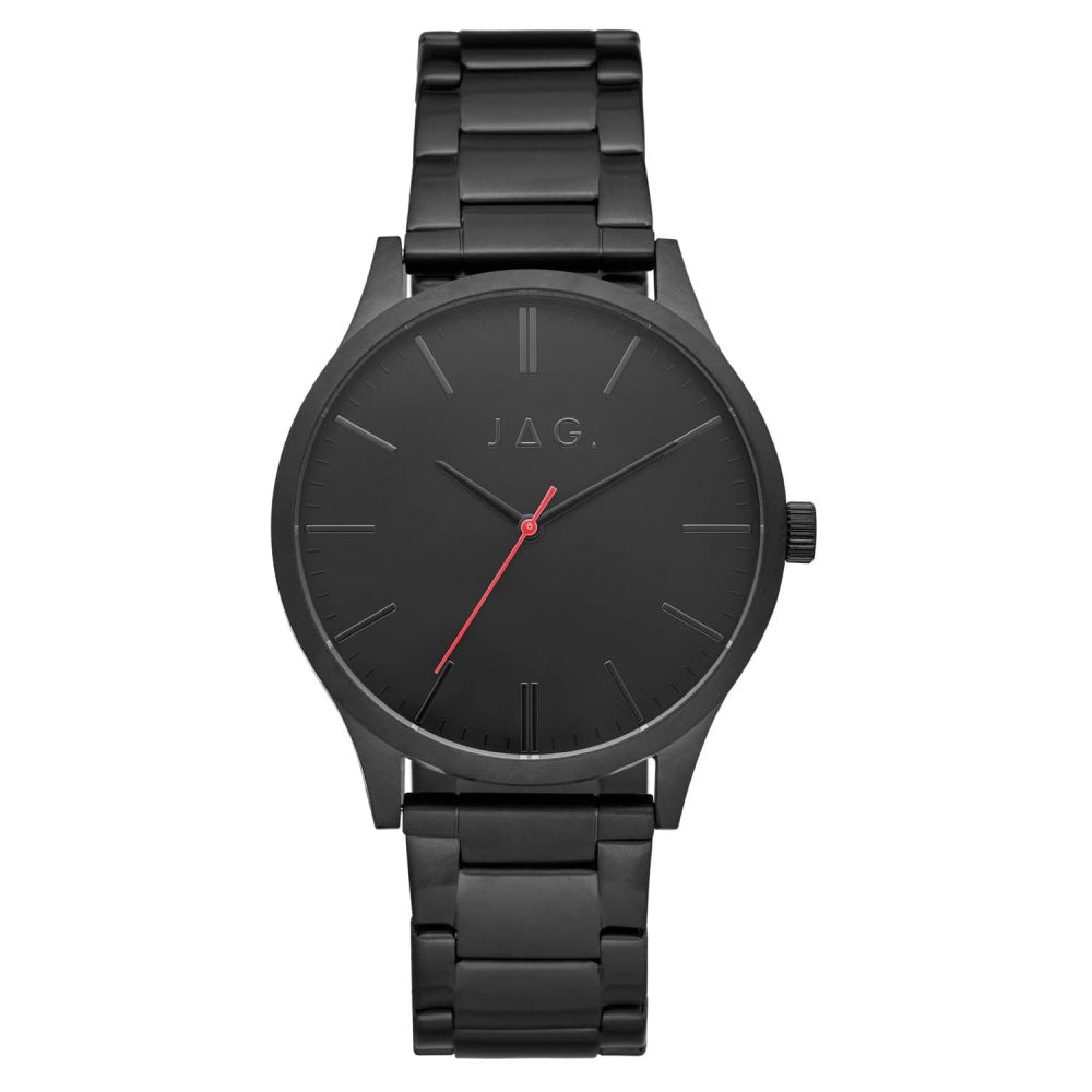 JAG Malcolm Stainless Steel Black Dial Men’s Watch (J2481A)