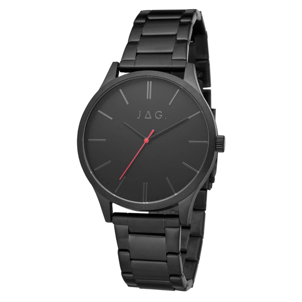 JAG Malcolm Stainless Steel Black Dial Men’s Watch (J2481A)
