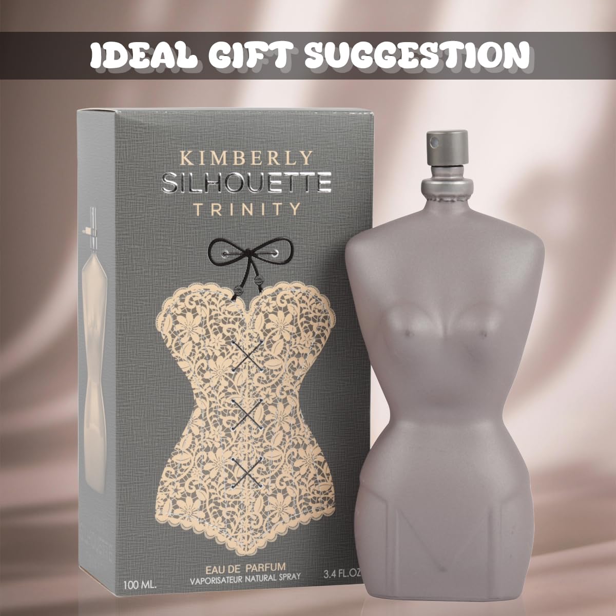 MIRAGE DIAMOND COLLECTIONS KIMBERLY SILHOUETTE TRINITY EDP SPRAY 100ML WOMENS