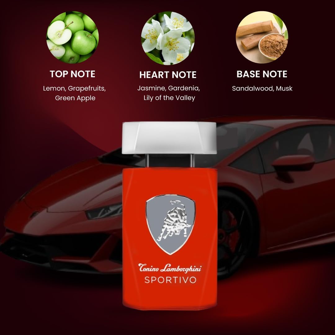 LAMBORGHINI SPORTIVO EDT 125ML SPRAY MENS