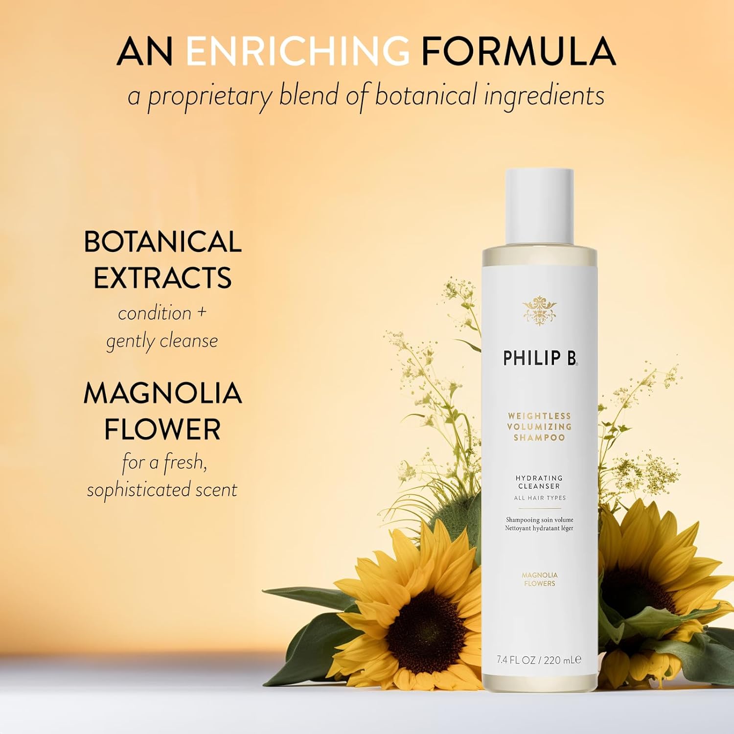 PHILIP B WEIGHTLESS VOLUMIZING SHAMPOO 220 ML
