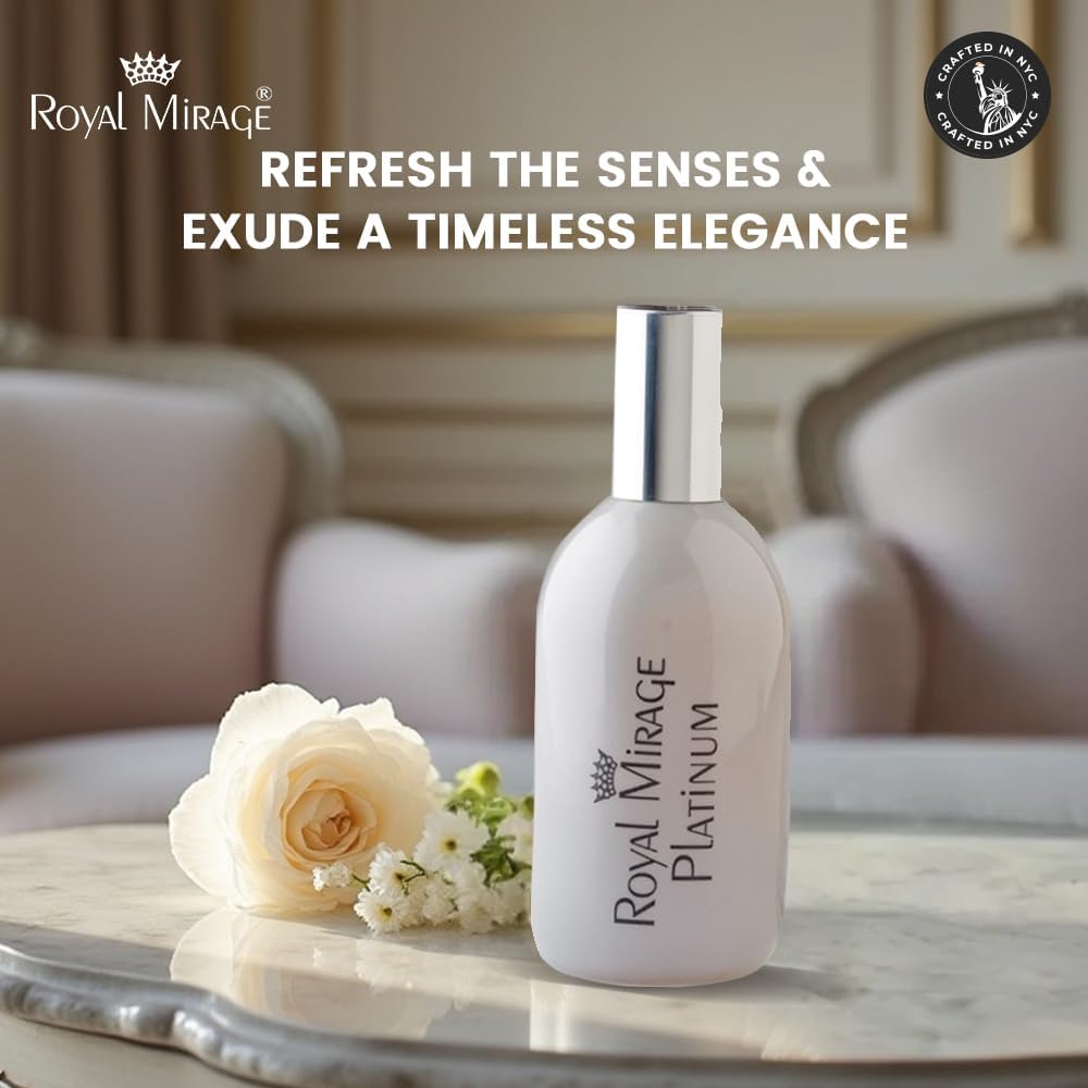 ROYAL MIRAGE 120ML EDC SPRAY PLATINUM [UNISEX}