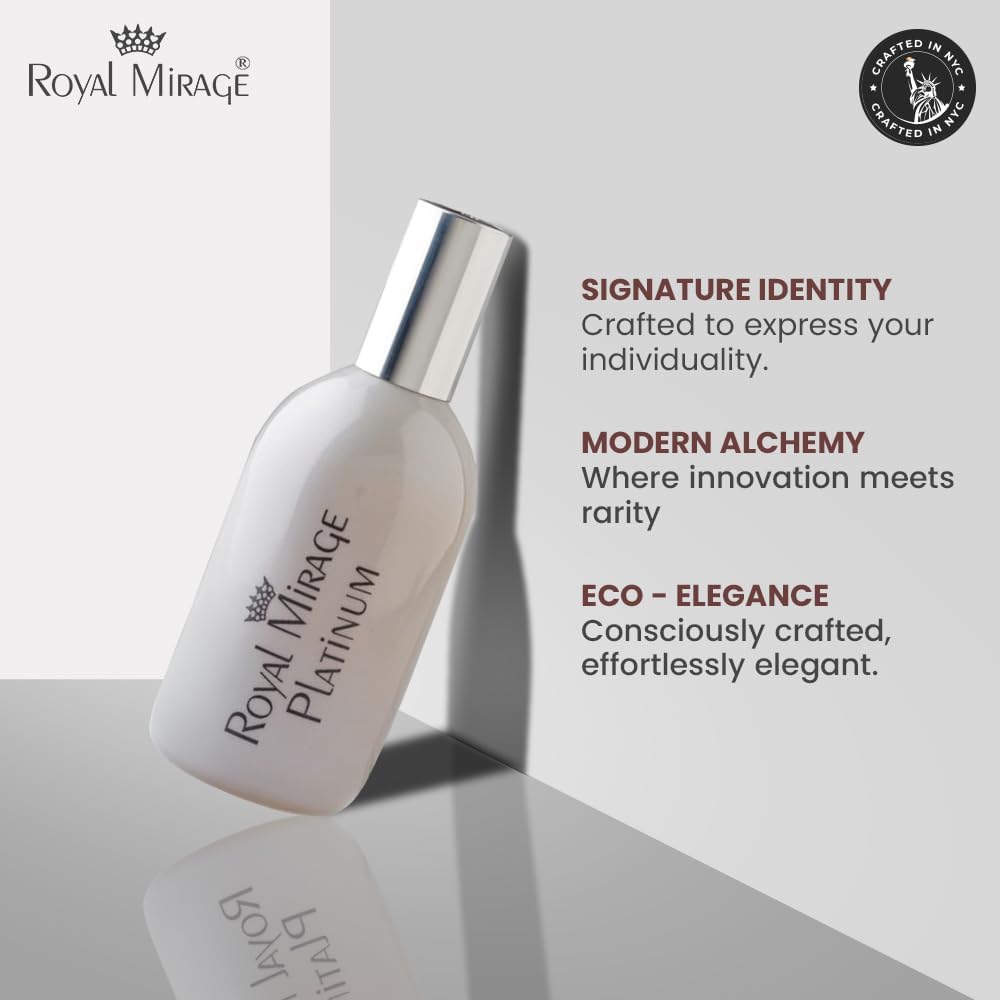 ROYAL MIRAGE 120ML EDC SPRAY PLATINUM [UNISEX}