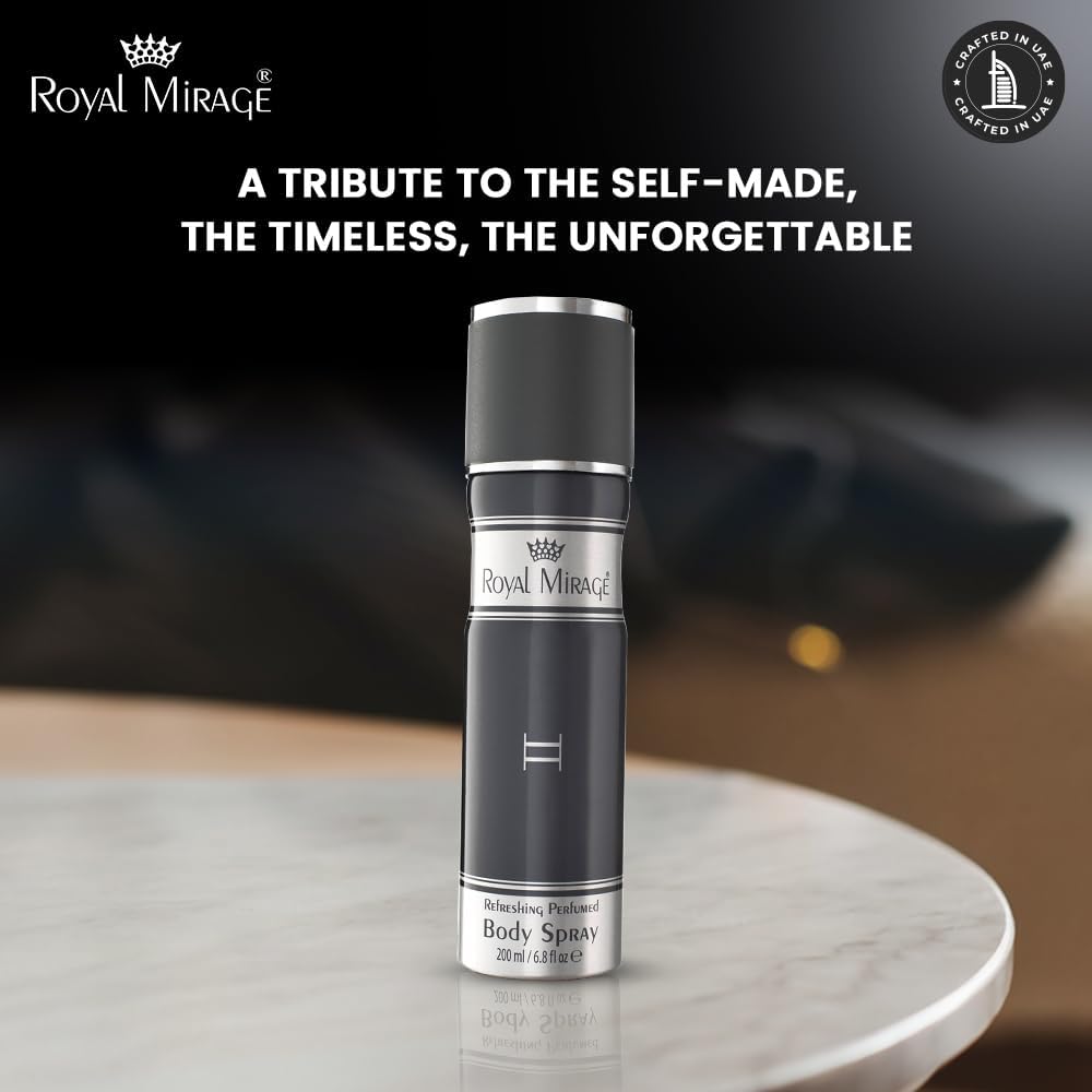ROYAL MIRAGE 200ML BODY SPRAY II MENS