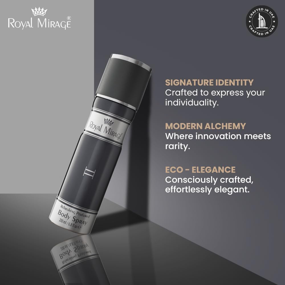 ROYAL MIRAGE 200ML BODY SPRAY II MENS
