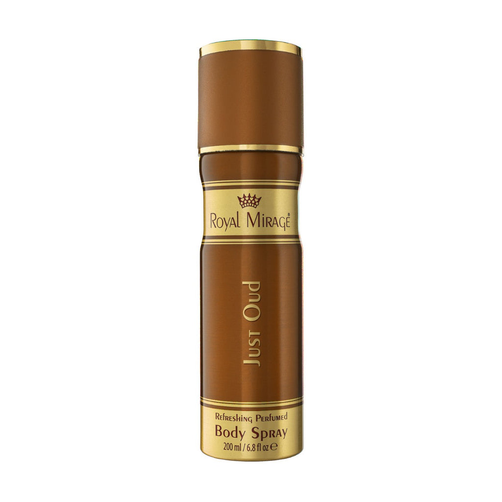 ROYAL MIRAGE 200ML BODY SPRAY JUST OUD UNISEX