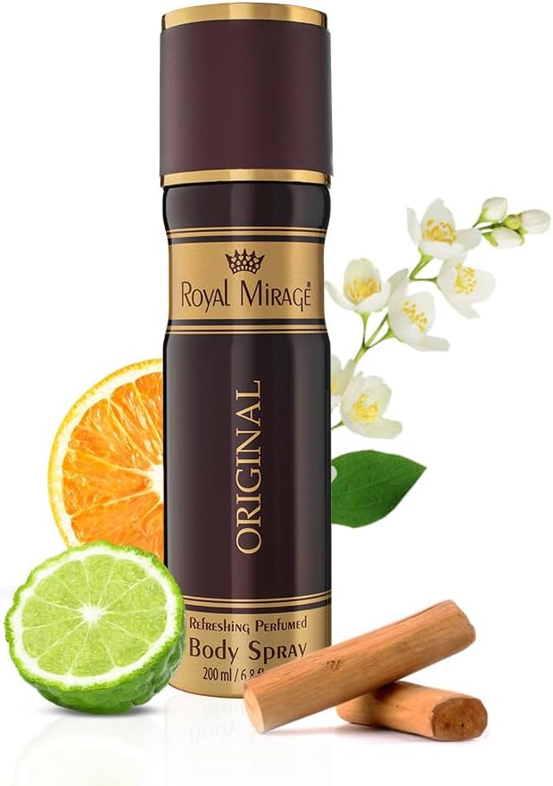 ROYAL MIRAGE 200ML BODY SPRAY ORIGINAL UNISEX