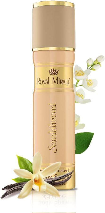 ROYAL MIRAGE 200ML BODY SPRAY SANDALWOOD MENS