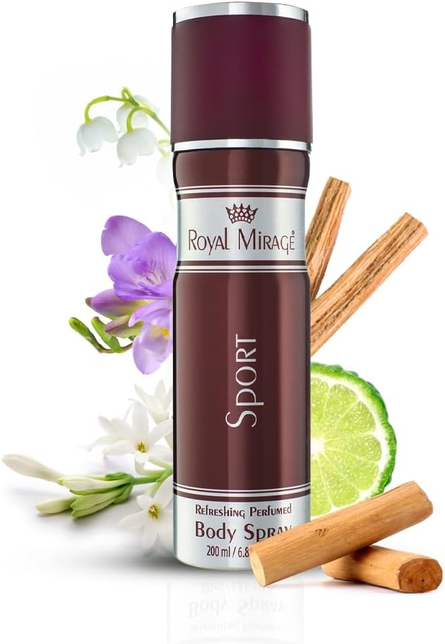ROYAL MIRAGE 200ML BODY SPRAY SPORT UNISEX