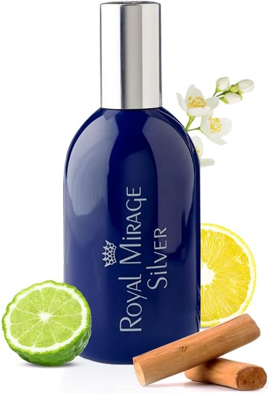 ROYAL MIRAGE 120ML EDC SPRAY SILVER [UNISEX}
