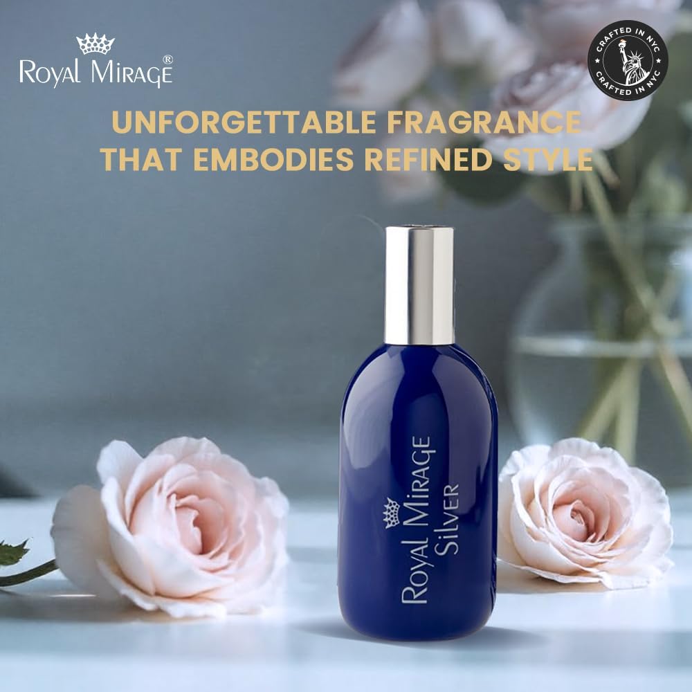 ROYAL MIRAGE 120ML EDC SPRAY SILVER [UNISEX}