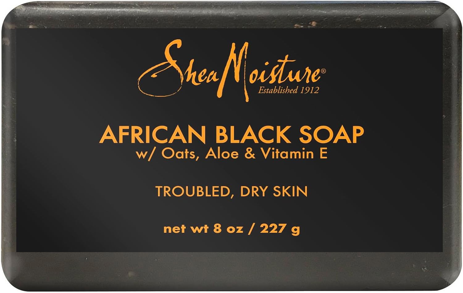 SHEA MOISTURE AFRICAN BLACK SOAP WITH SHEA BUTTER 227G