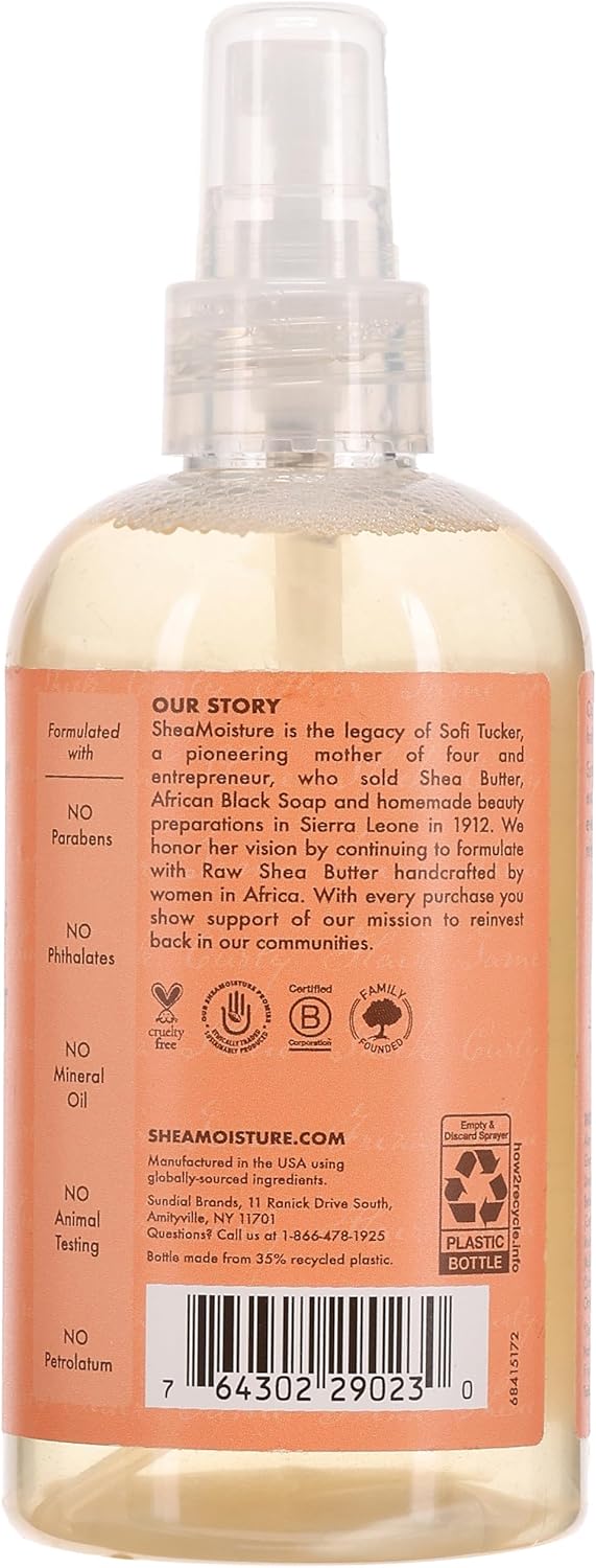 SHEA MOISTURE COCONUT AND HIBISCUS HOLD & SHINE MOISTURE MIST 237ML