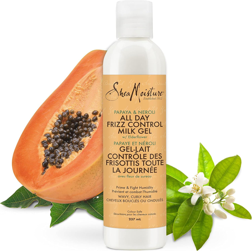 SHEA MOISTURE PAPAYA AND NEROLI ALL DAY FRIZZ CONTROL MILK GEL 237ML