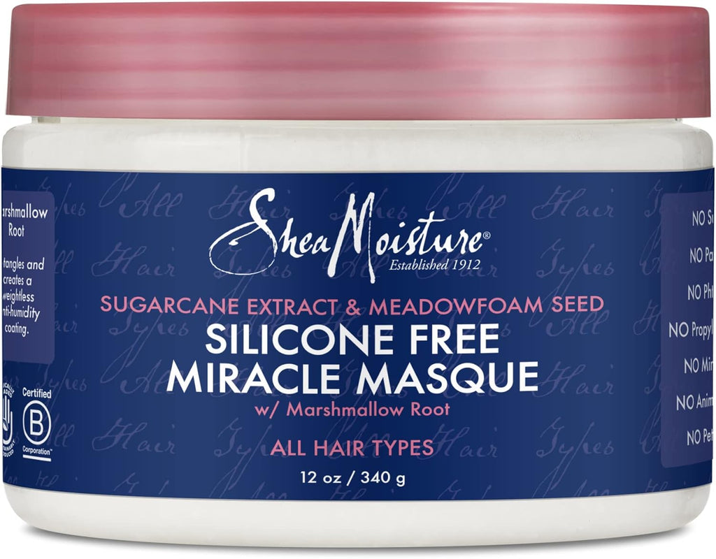 SHEA MOISTURE SILICONE FREE MIRACLE MASQUE 340G