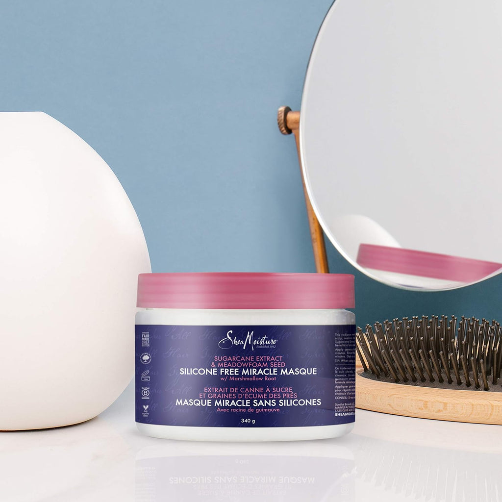 SHEA MOISTURE SILICONE FREE MIRACLE MASQUE 340G
