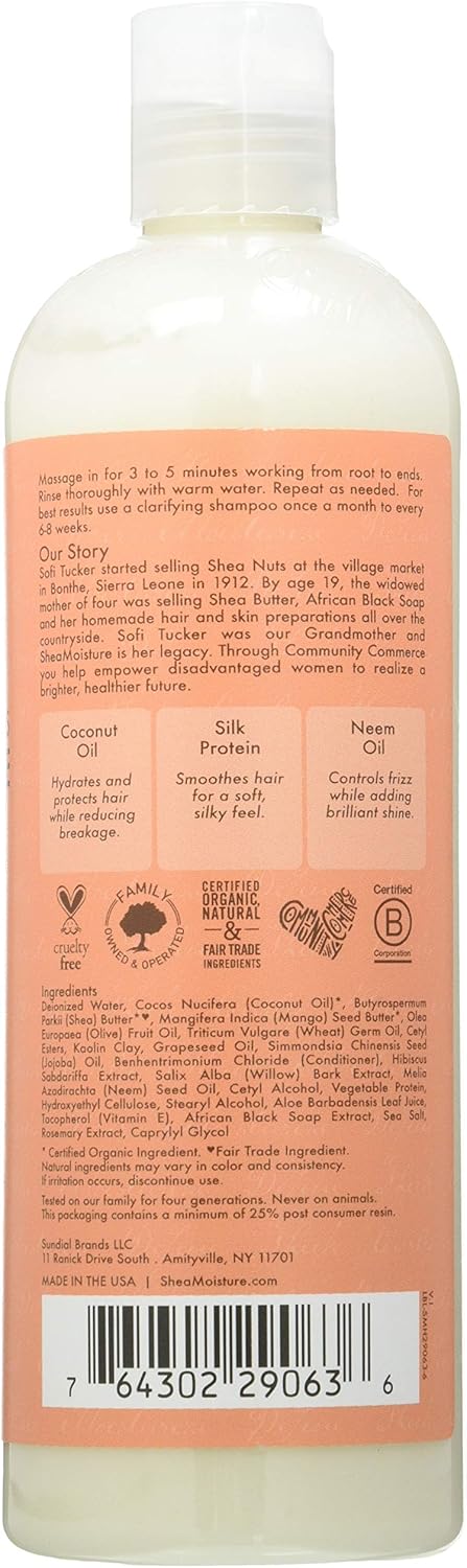 SHEA MOISTURE COCONUT AND HIBISCUS CO-WASH CURL MOISTURE 384ML