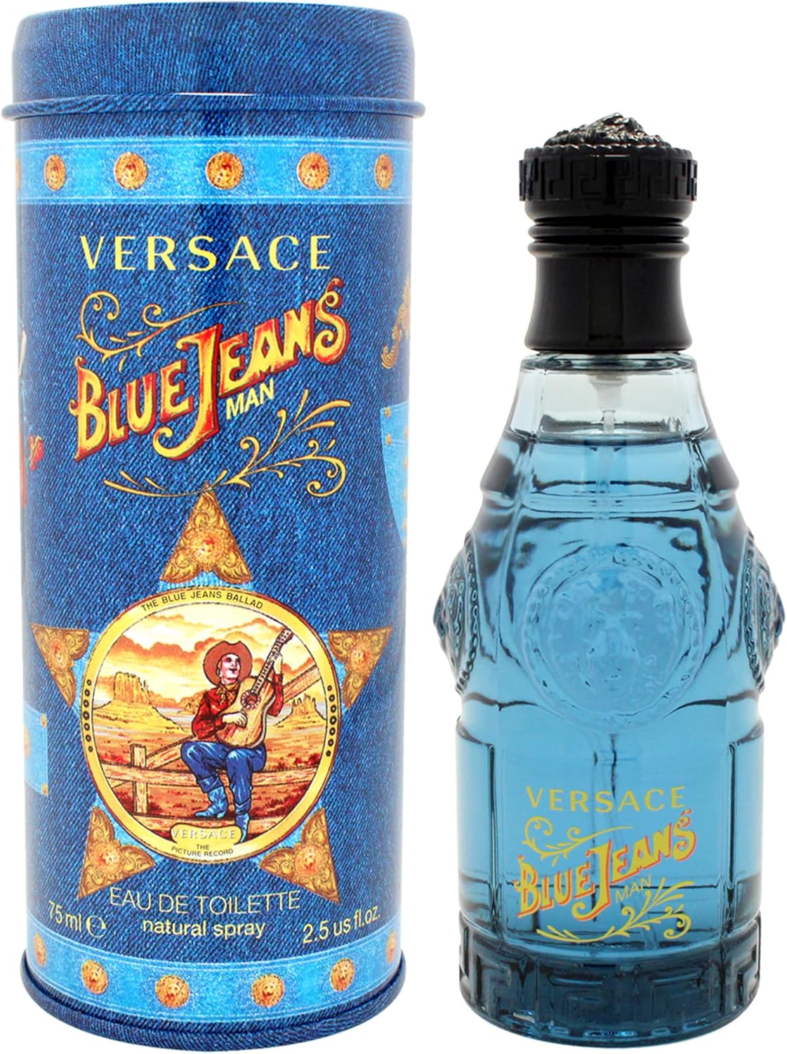 VERSACE BLUE JEANS EDT SPRAY 75ML MENS