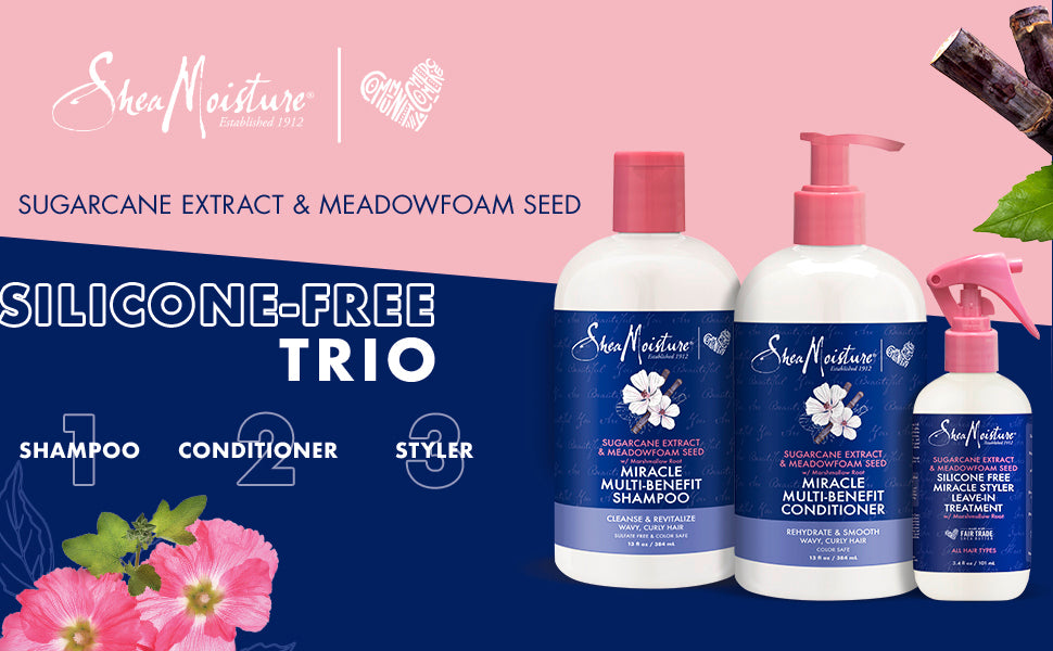 SHEA MOISTURE SILICONE FREE MIRACLE MASQUE 340G
